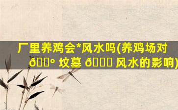 厂里养鸡会*
风水吗(养鸡场对 🐺 坟墓 🐘 风水的影响)